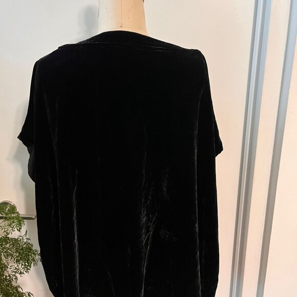 MARCELO BURLON  Leona Velvet Draped Top Size 44 (Medium) - Picture 6 of 9